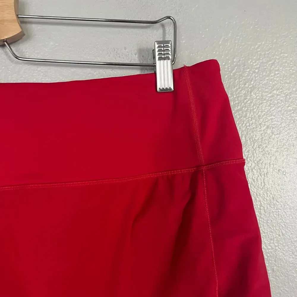 Lululemon Speed Up Shorts High-Rise Lined 2.5" Dark Red Women's Size 14 Running - Picture 3 of 10
